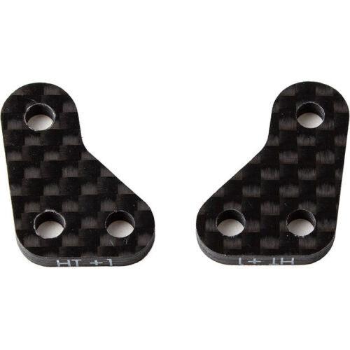 Associated ASC91902 RC10b6.3 Factory Team Carbon Fiber Steering Block Arms Ht +1 - PowerHobby