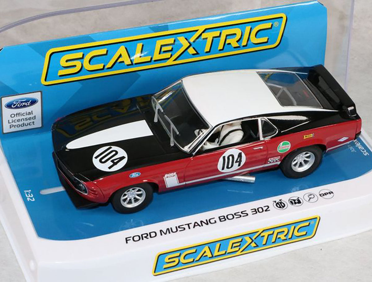 Scalextric C3926 Ford Mustang Boss 302 British Saloon slot Car 1/32 DPR - PowerHobby