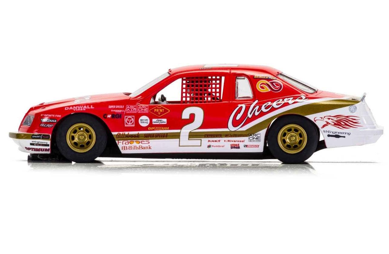 Scalextric C4067 Ford Thunderbird Red White 1/32 Slot Car DRP - PowerHobby