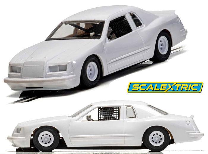 Scalextric C4077 Ford Thunderbird White Unpainted 1/32 Slot Car DPR - PowerHobby
