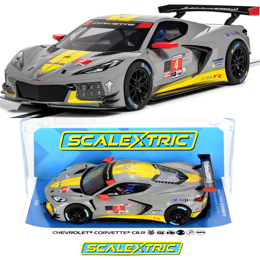 Scalextric C4240 Chevy Corvette C8R 24hrs Daytona 2020 Slot Car 1/32 DRP - PowerHobby
