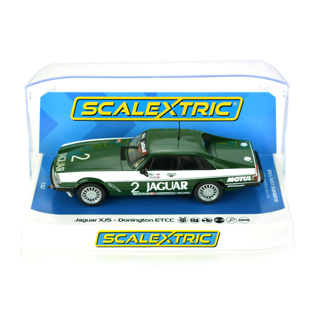 Scalextric C4254 Jaguar XJS Donington ETCC 1984 Slot Car 1/32 Scale - PowerHobby