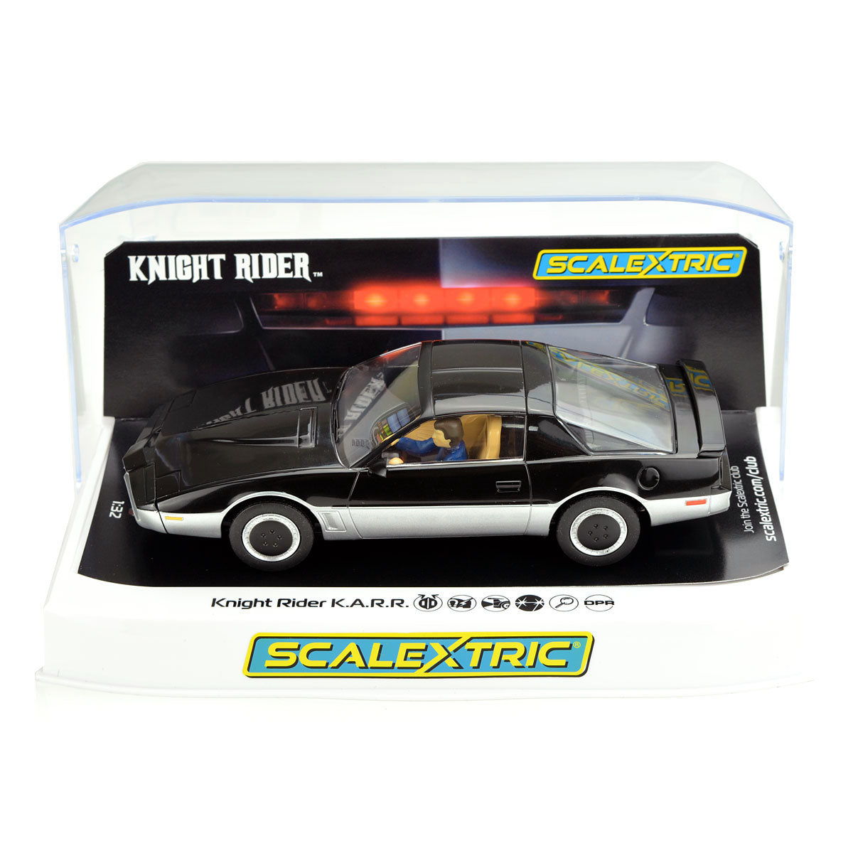 Scalextric C4296 Knight Rider KARR nemesis of Michael Knight KITT Slot Car 1/32 DPR - PowerHobby