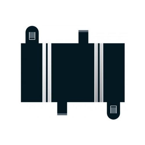 Scalextric C8200 1/32 87mm Quarter Straight Slot Car Track (2) - PowerHobby