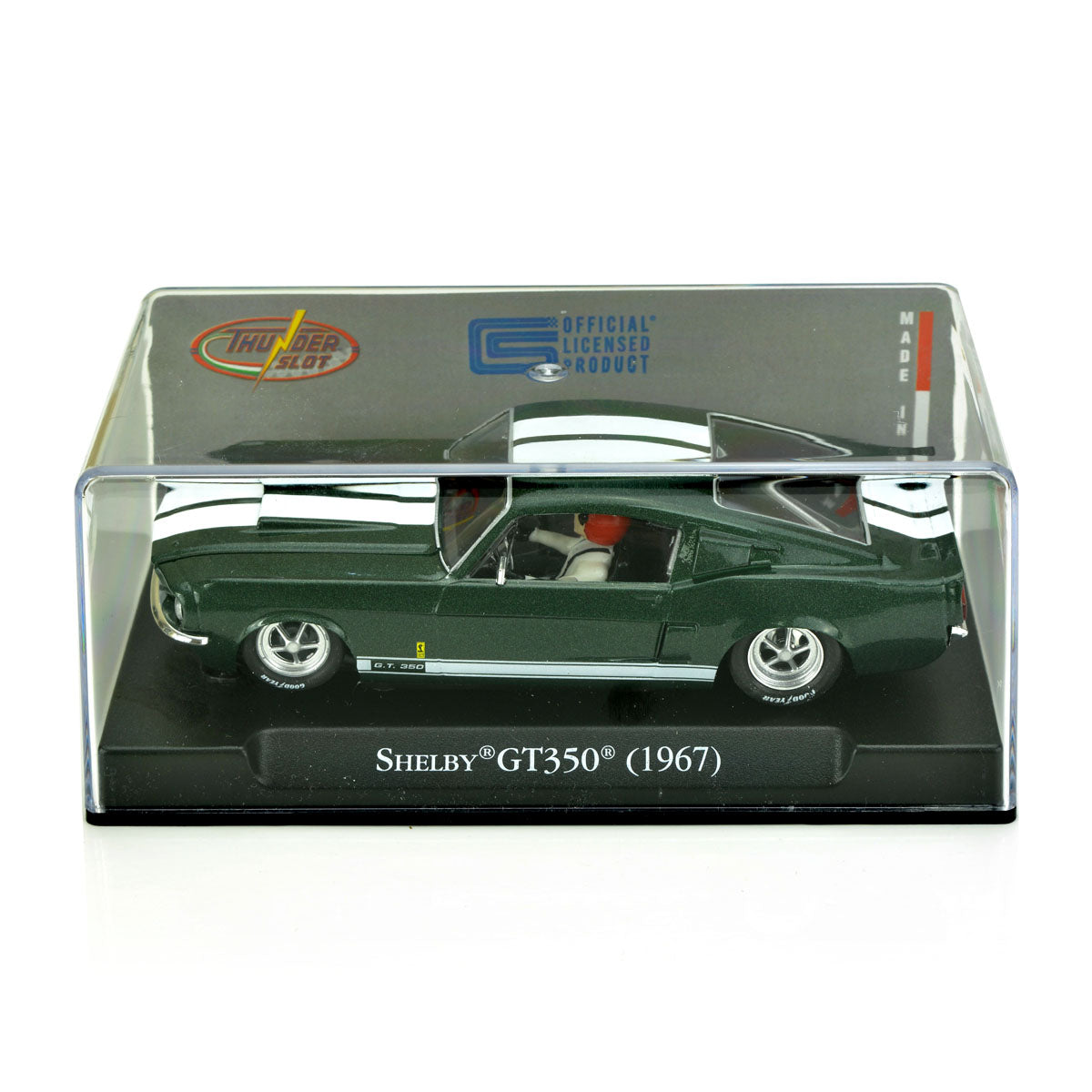 ThunderSlot 1967 Ford Shelby Mustang GT350 Green Thunder Slot Car 1/32 - PowerHobby