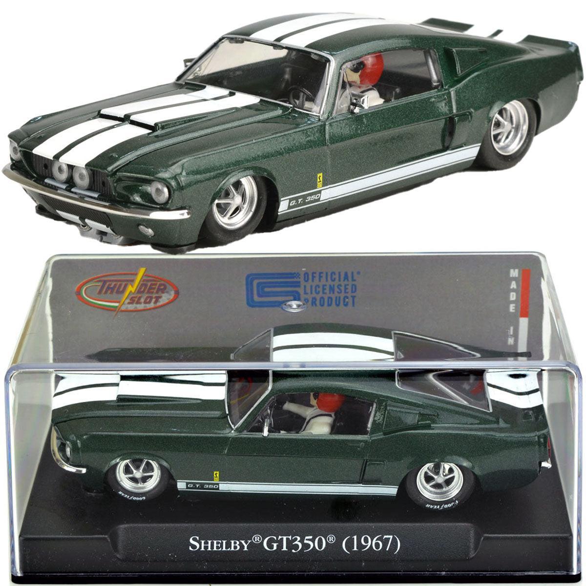 ThunderSlot 1967 Ford Shelby Mustang GT350 Green Thunder Slot Car 