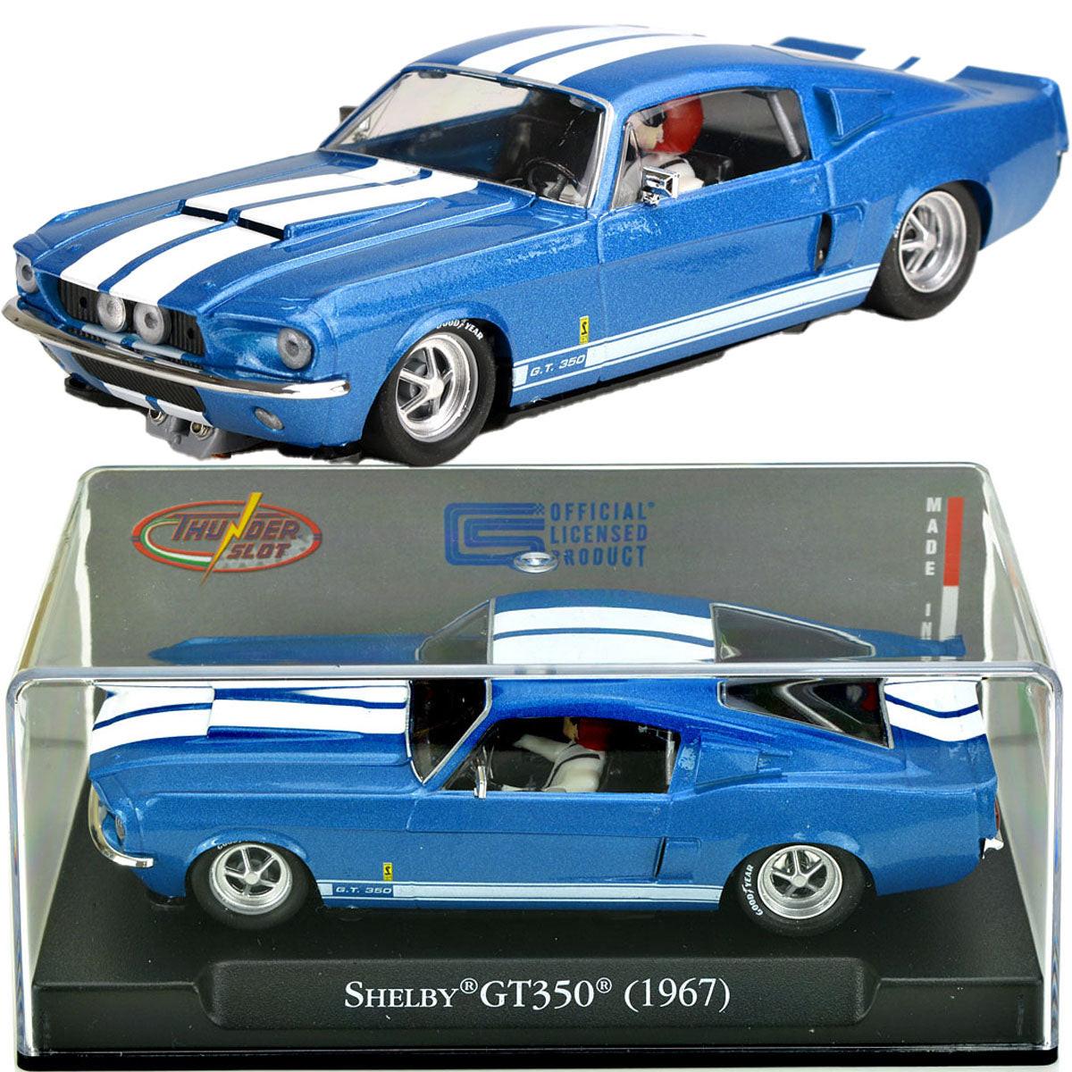 ThunderSlot 1967 Ford Shelby Mustang GT350 Blue Acapulco Thunder 