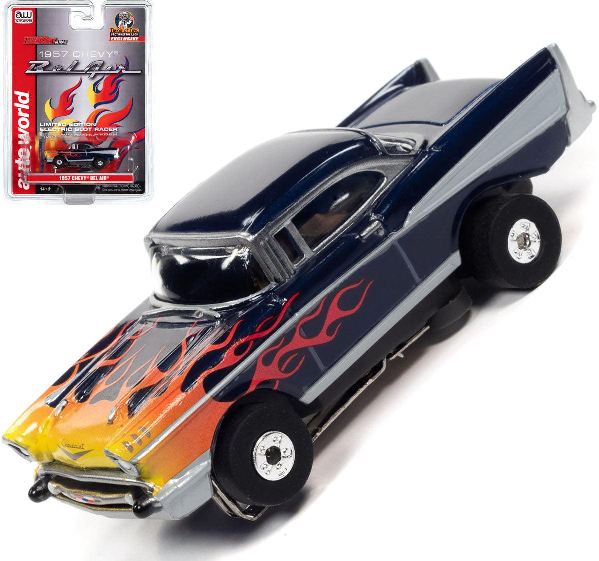Auto World 1957 Chevrolet Bel Air Thunderjet Exclusive Limited Edition HO Slot Car Protinker - PowerHobby