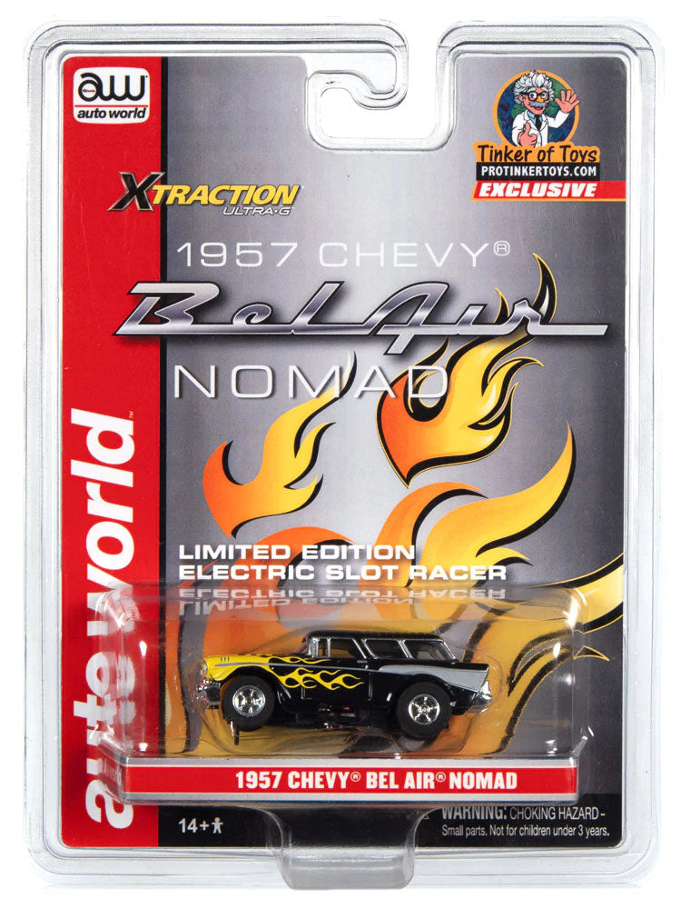 Auto World 1957 Chevrolet Nomad Exclusive Limited Edition HO Slot Car Protinker - PowerHobby