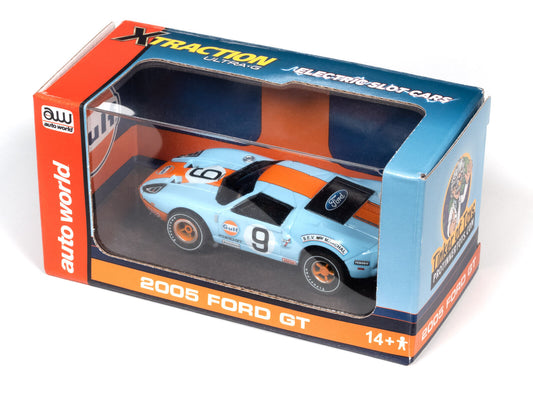 Auto World Ford GT Gulf #9 for AFX HO slot car Exclusive Limited Edition - PowerHobby