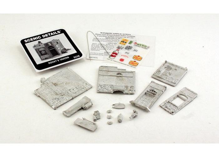 Woodland Scenics D238 HO Rocky's Tavern Structure Kit - PowerHobby