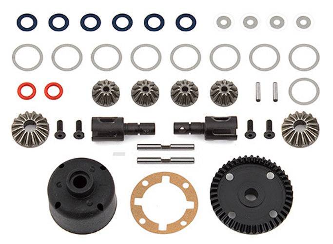 Team Associated 92073 Gear Diff / Differential Kit Front and Rear RC10B64D - PowerHobby