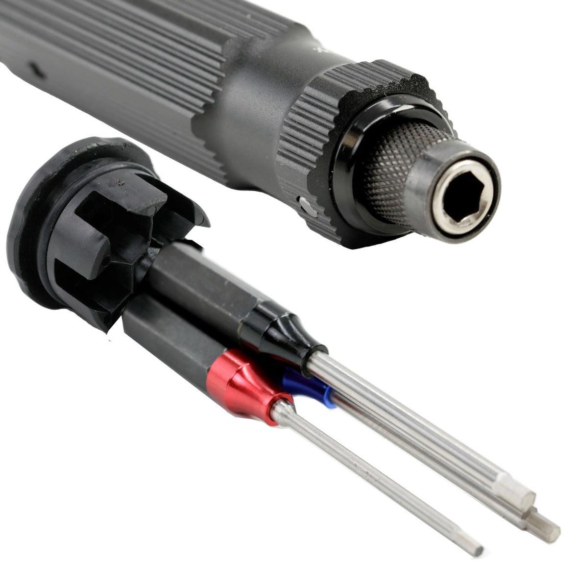 Powerhobby RC Hex Driver 1/4" Tool Set Metric 1.5, 2.0, 2.5mm with Handle - PowerHobby