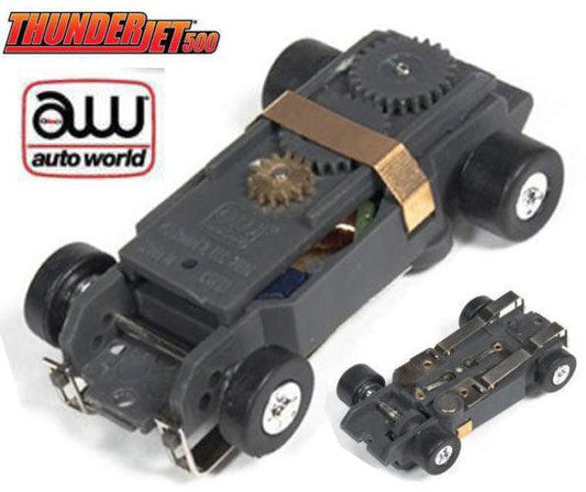 NEW Auto World Thunderjet T-Jet Ultra-G Complete Replacement HO Slot Car Chassis - PowerHobby