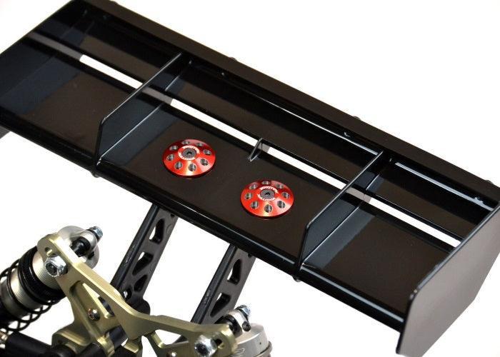 Exotek Racing 1665BLU 1/8 Buggy XL Wing Buttons 22mm (2) Blue - PowerHobby