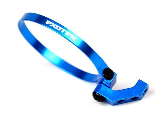 Exotek 1718BLU Fan Mount-Clamp On Set, 1/10 Buggies Trucks Sedans (Blue) - PowerHobby