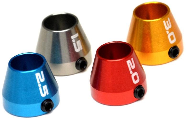 Exotek Racing 1835 Metric Hex ID Collar Set For Mip - PowerHobby