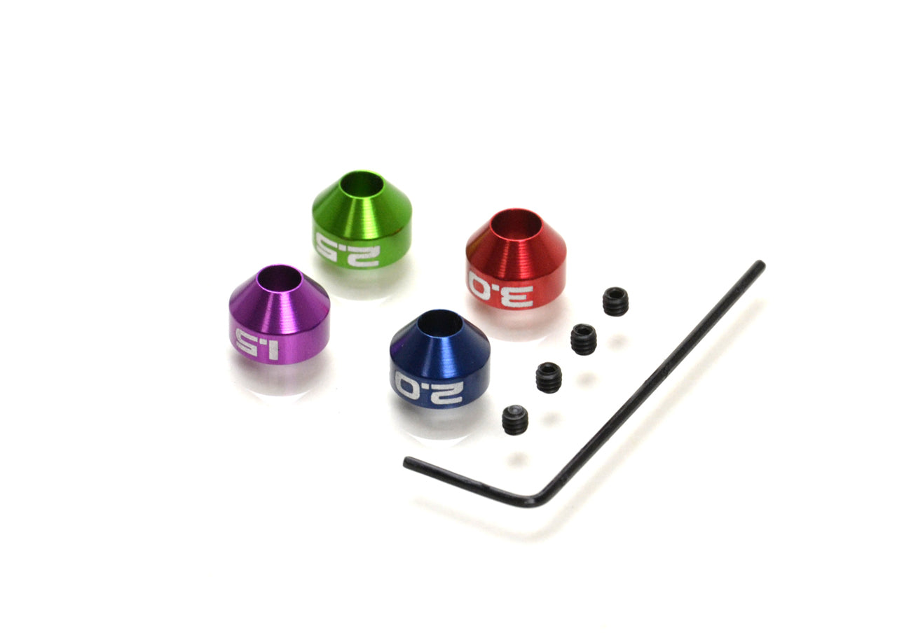 Exotek 1860 Collar Identification Set Metric Hudy Protek Hex Wrenches - PowerHobby