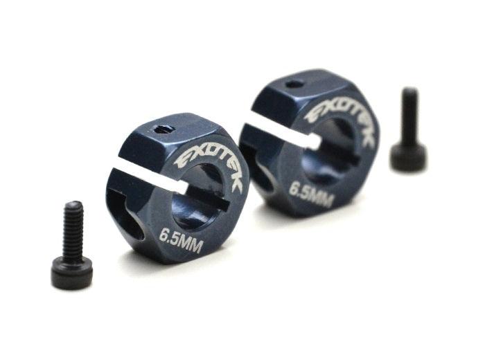 Exotek 1894 Tekno EB410 HEX SET 7075 6.5MM WIDE 1 pair +2mm - PowerHobby