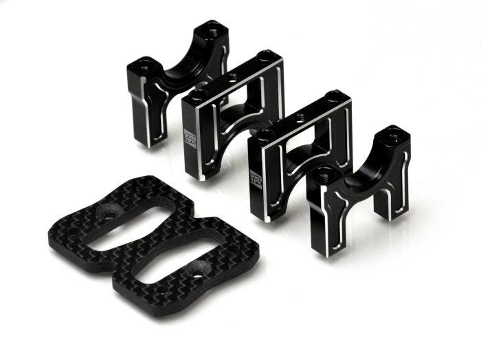 Exotek Racing 1924 HD Center Bulkhead Set W/Carbon Upper Plate Losi 8ight-XE - PowerHobby