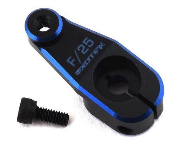 Exotek 1948 Aluminum AE HD Servo Horn (Black/Blue) (25T Futaba/Savox/ProTek) - PowerHobby