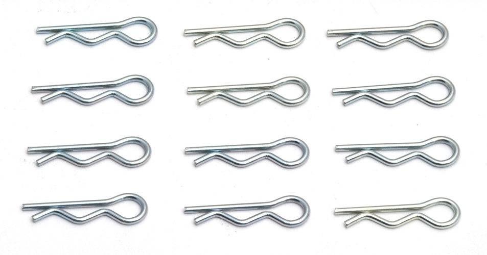 Associated 21173 Body Clips RC18T (12) RC8.2e SC10GT Mini Rival SC8.2e RC10GT2 RC18R - PowerHobby