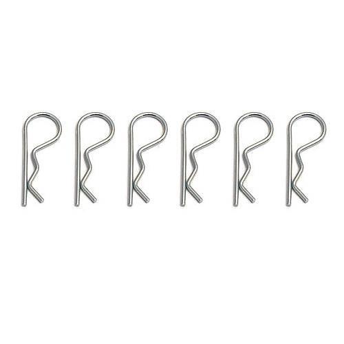 Associated 6332 Body Clips (6) SC10 / GT RC10B4 / T4 ProLite RC10GT / 2 X-60 - PowerHobby