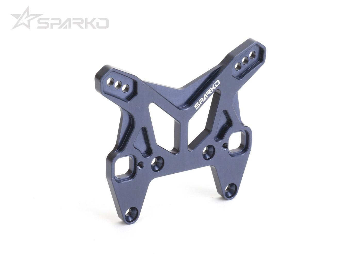 Powerhobby Sparko F8 7075 Aluminum Front Shock Tower (Dark Blue) - PowerHobby