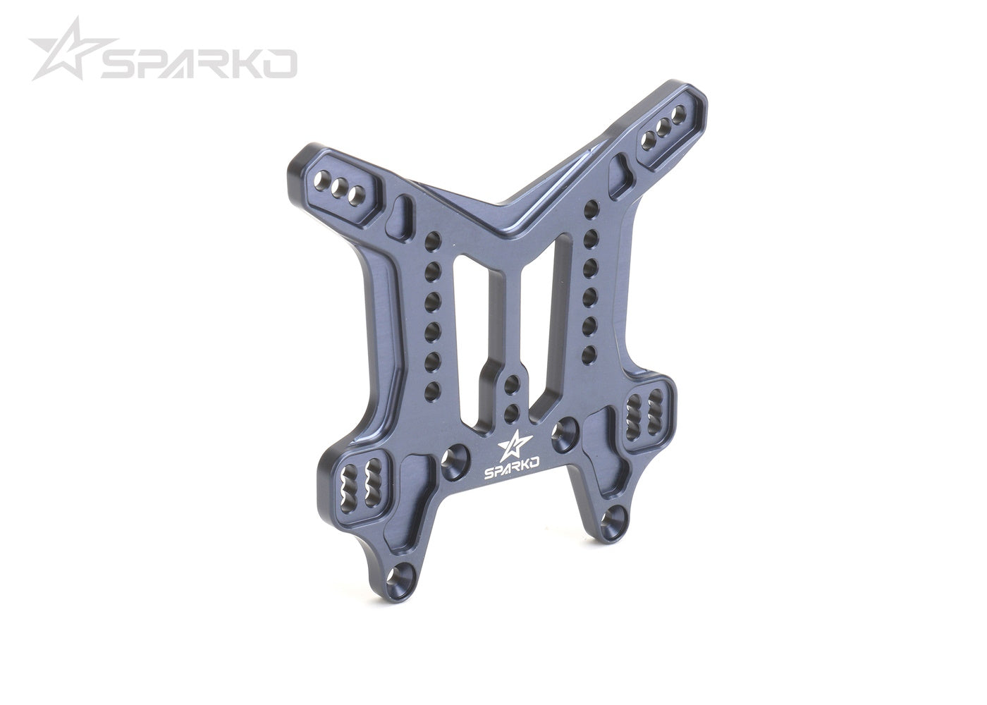 Powerhobby Sparko F8 7075 Aluminum Rear Shock Tower (Dark Blue) - PowerHobby