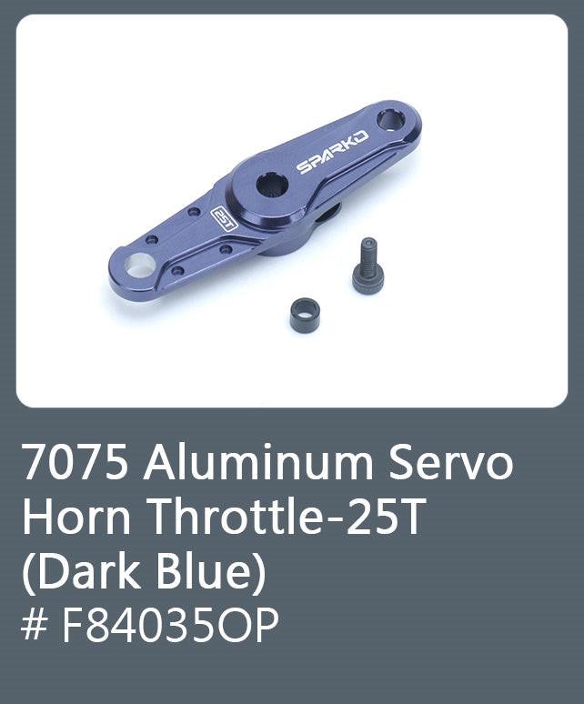 Powerhobby Sparko F8 F84035OP 7075 Aluminum Servo Horn Steering-25T (Dark Blue) - PowerHobby
