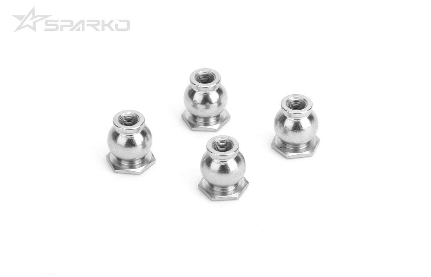 Powerhobby Sparko F8 Rear Upper Arm Ball Stud 7.0mm Hex (4pcs) - PowerHobby