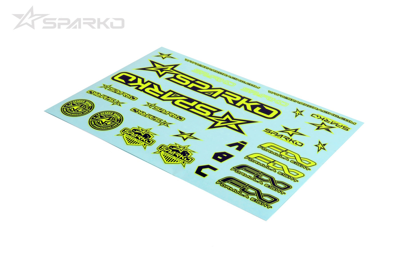 Powerhobby Sparko F8 Body Sticker-Yellow - PowerHobby
