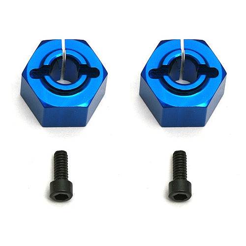 Associated 9892 Aluminum Clamping Wheel Hex 12mm Rear (2) SC10 RC10T4 - PowerHobby