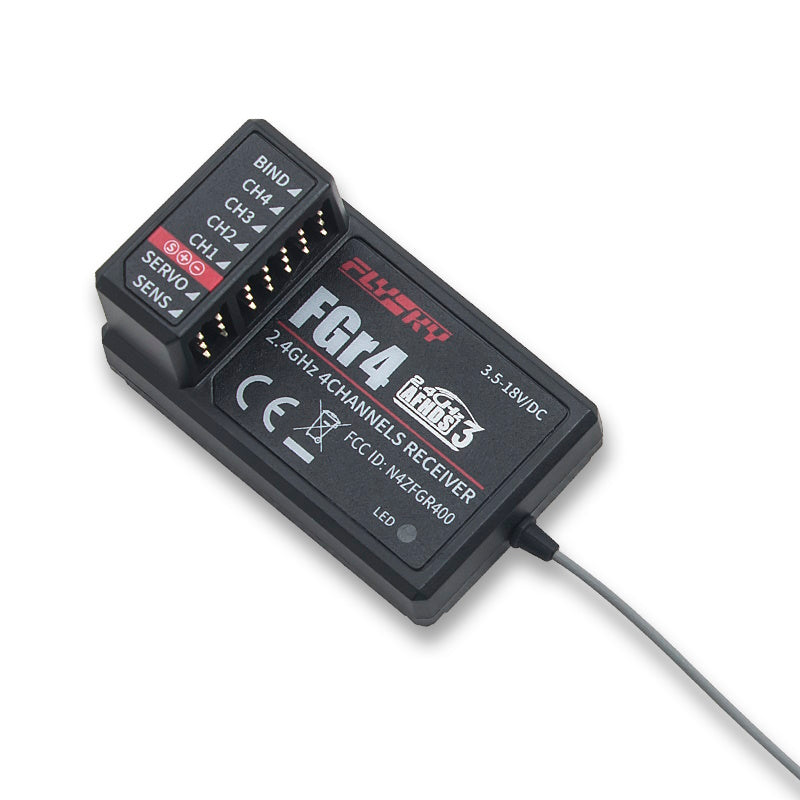 Flysky FS-FGr4 V2 Receiver 2.4Ghz 4CH AFHDS3 Receiver Noble FS-NB4 - PowerHobby