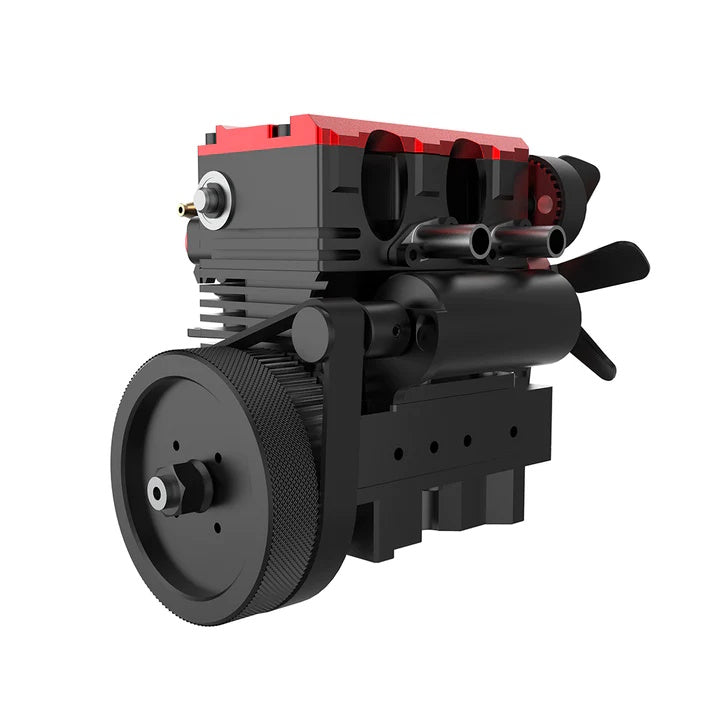 Toyan OTTO FS-L200AC-OT Motor DIY 4 Stroke 2 Cylinder RC Nitro Engine Kit - PowerHobby