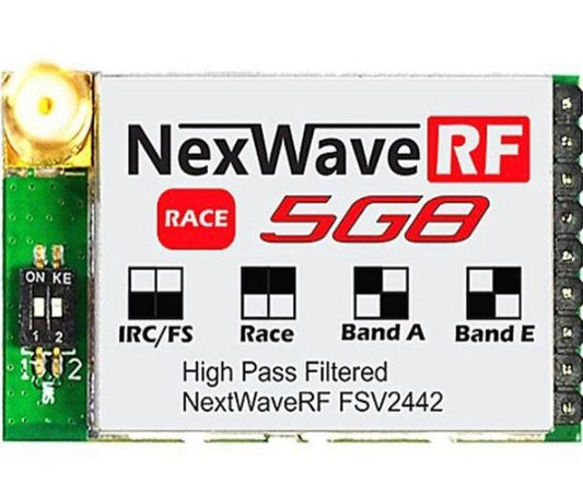 Fatshark FSV2442 NexWave RF 5G8RX 2 Channel Race Band Receiver 5GHz Dominator - PowerHobby