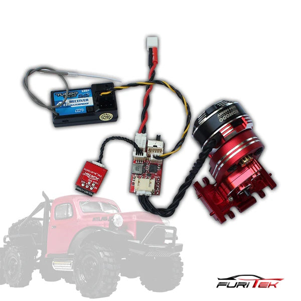 Furitek Rhino Power System Brushless Combo w/Receiver Atlas 6x6 Crawler - PowerHobby