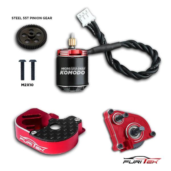 Furitek Olympus / Raptor Micro Stellar Transmission & Komodo Brushless Combo Kit - PowerHobby