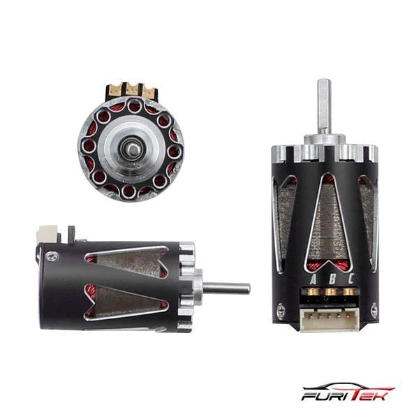 Furitek Hellfire 1410 5500kv Sensored brushless motor - Black color - PowerHobby