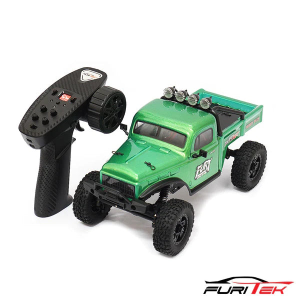 Furitek FX118 Fury Wagon 1/18 RTR Brushless Rock Crawler Green - PowerHobby