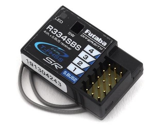 Futaba 01004387-3 4PM 4-Channel 2.4GHz T-FHSS Radio System w/R334SBS Receiver - PowerHobby
