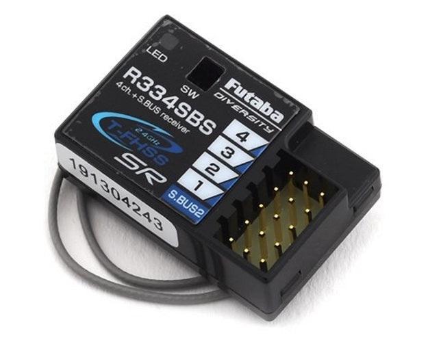 Futaba 01004387-3 4PM 4-Channel 2.4GHz T-FHSS Radio System w/R334SBS Receiver - PowerHobby