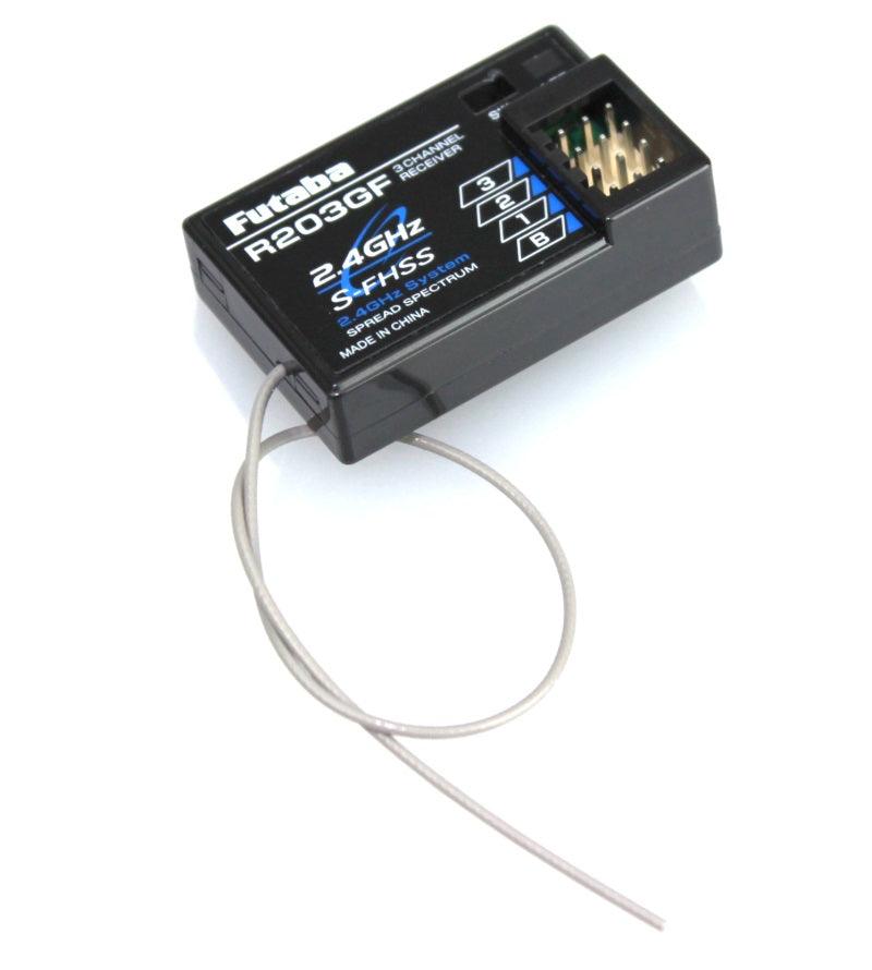 Futaba FUTK3100 3PRKA 3-Channel FHSS 2.4GHz Radio w/ R203GF Receiver - PowerHobby