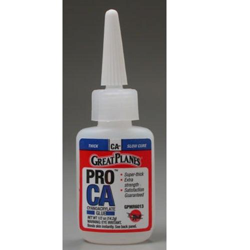Great Planes GPMR6013 Pro CA- Glue Instant Thick 1/2 oz - PowerHobby