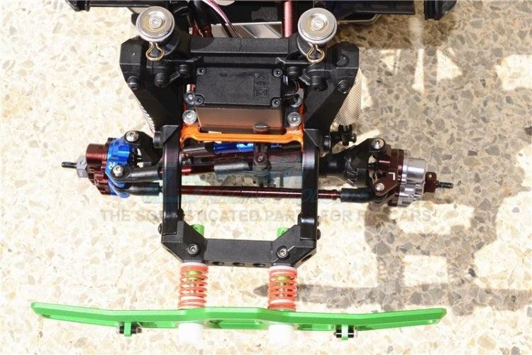 GPM TRX4021-BK Aluminum Front Knuckle Arms Black (1 Pair) Traxxas TRX-4 TRX-6 - PowerHobby