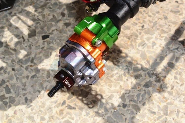 GPM Racing TRX4022-BK Aluminum Rear Knuckle Arms Black Traxxas TRX-4 TRX-6 - PowerHobby