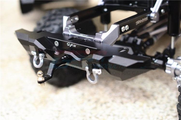 Gpm TRX4330RA-BK Aluminum Rear Bumper w/D-Rings Black Traxxas TRX4 - PowerHobby