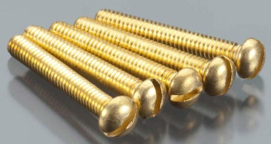 Woodland Scenics H812 Round Head Screws 1-72 1/2" (5) - PowerHobby