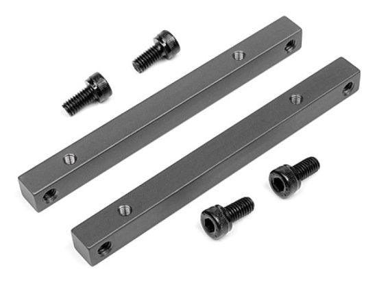HPI 100907 Motor Mount Brace 7x7x80mm (Gray) Savage Super - PowerHobby
