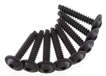 Hot Bodies 103673 Racing TP Flanged Screw M3x18mm Hex Socket (8) Vorza - PowerHobby